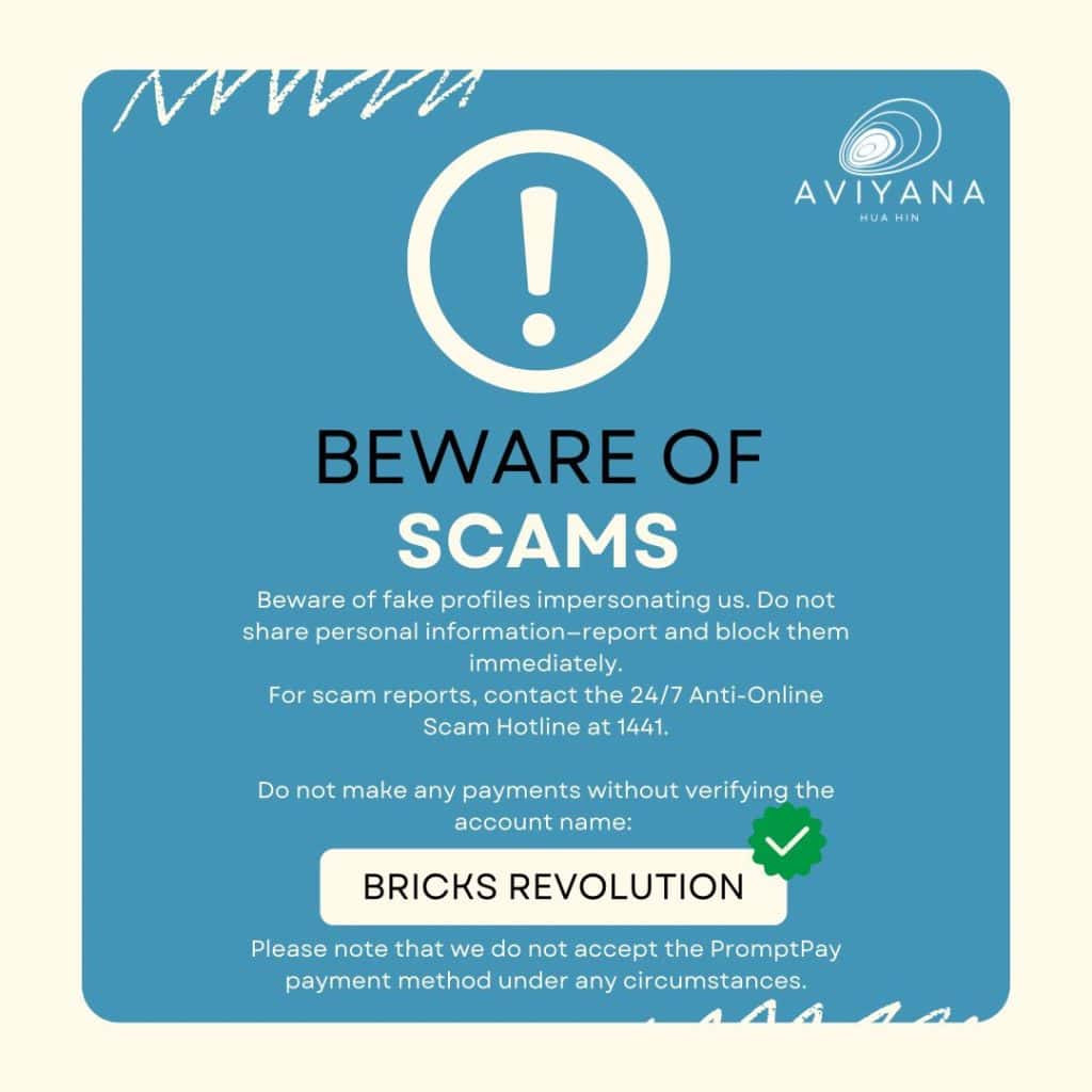 Beware of scams