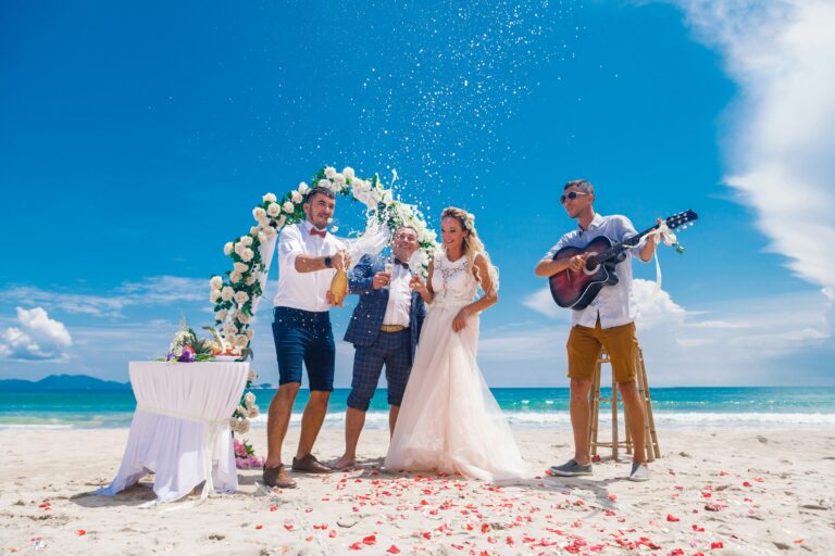 how to plan a beach wedding